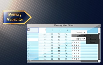 Virtuoso Standard control libraries memory map editor